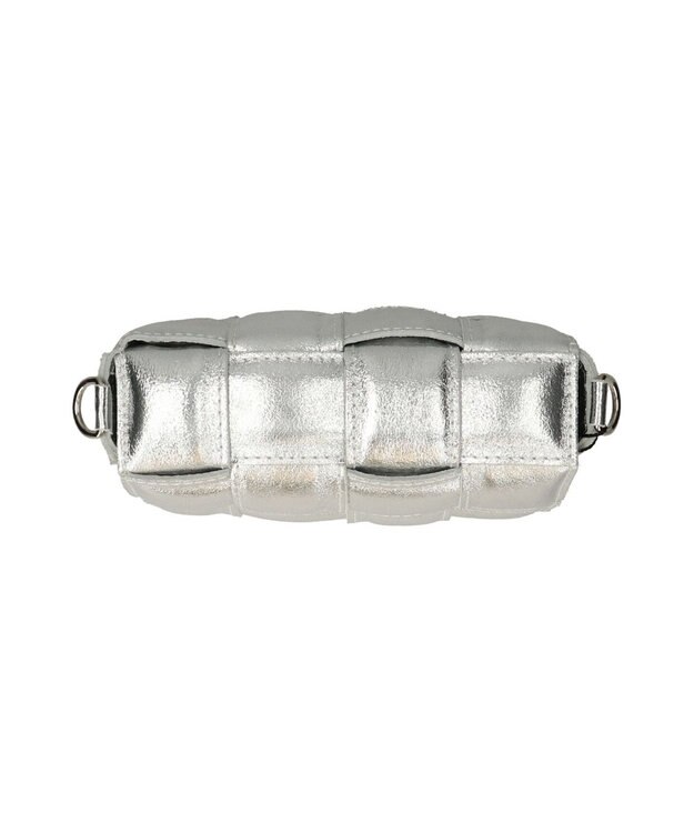 INTER-CHAUSSURES 【ANDREA CARDONE】イントレチャートレザーショルダーバッグ シルバー