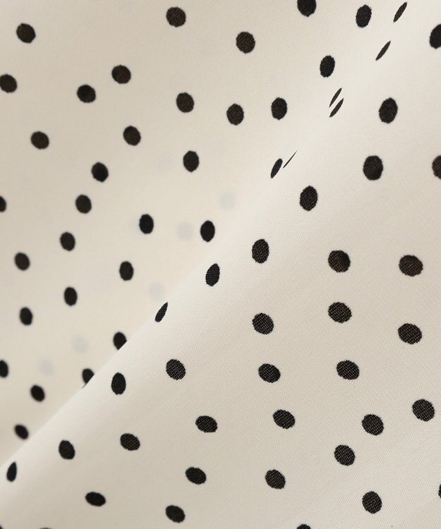 YECCA VECCA ホイップスリーブブラウス Dot