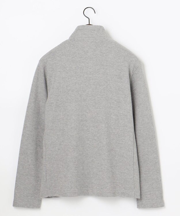 JOSEPH ABBOUD 【キングサイズ】ハイネック フルZIPブルゾン ライトグレー系