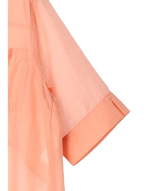 AMERICAN HOLIC シアーバックフレアＷポケットシャツチュニック Pink