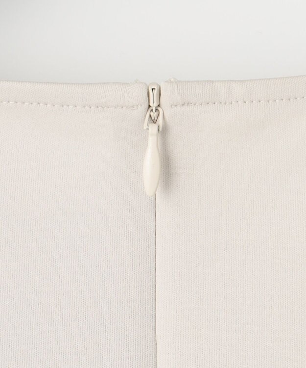 23区 S 【洗える】スカーフプリントコンビ スリーブデザイン カットソー フロストxブラック