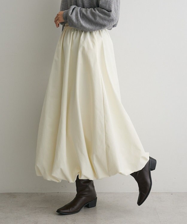 CRAFT STANDARD BOUTIQUE ボリュームバルーンスカート White