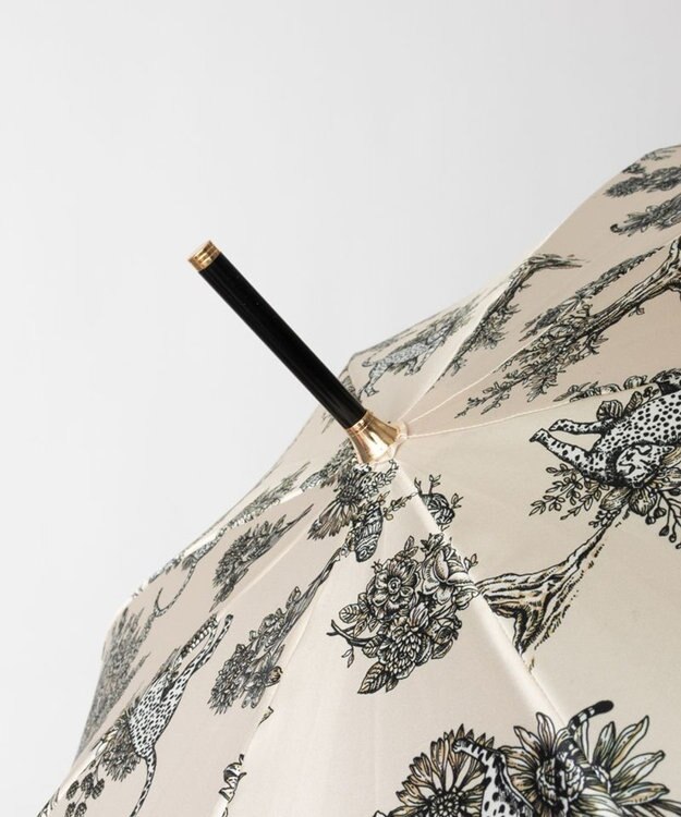 AURORA Beaurance（ビューランス）オリジナルプリント雨傘（長傘） クリーム