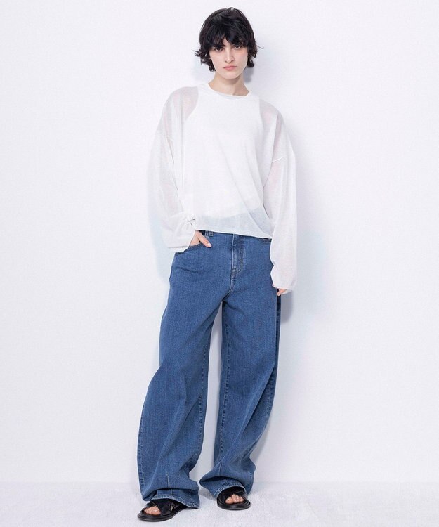 NAVE 【ReNave】バレルストレッチデニム ブルー系