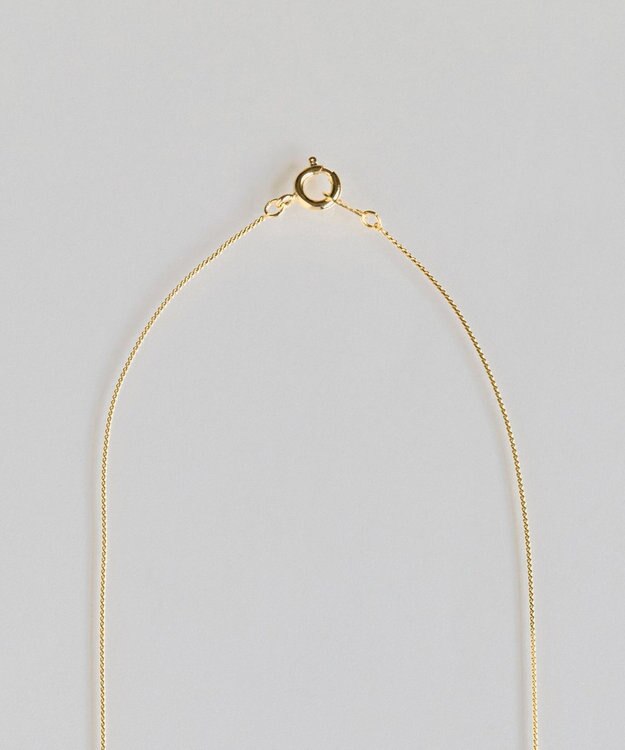 Phoebe 【金属アレルギー対応】シャインベゼルセッティングネックレス　ゴールド ゴールド