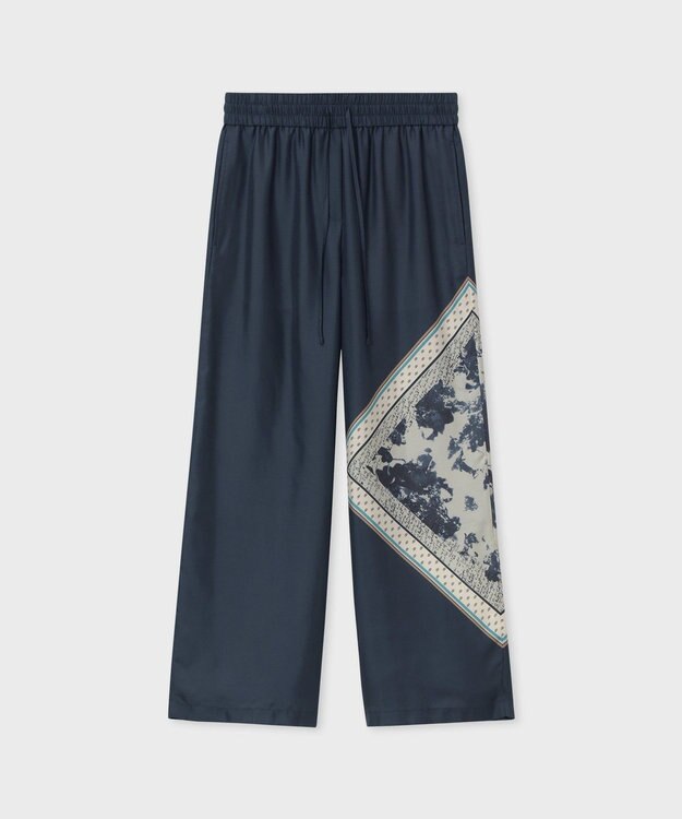 Paul Smith Travel Scarf ワイド パンツ ネイビー