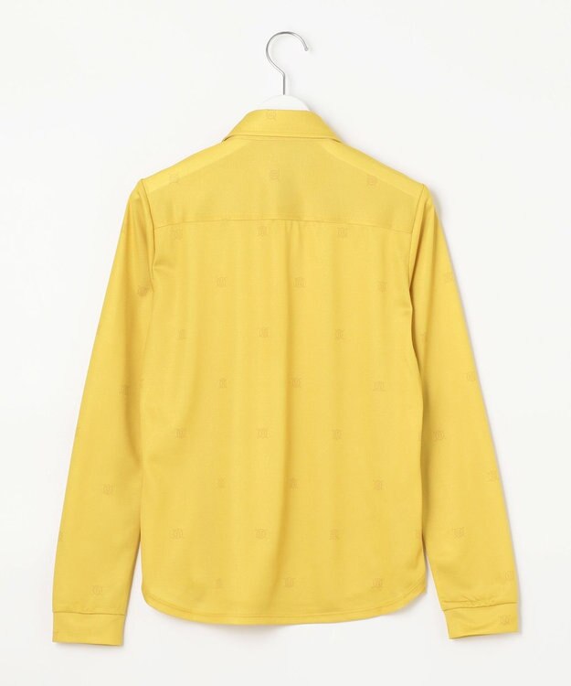 23区GOLF 【WOMEN】ワッペンプリント鹿の子シャツ キャメル系