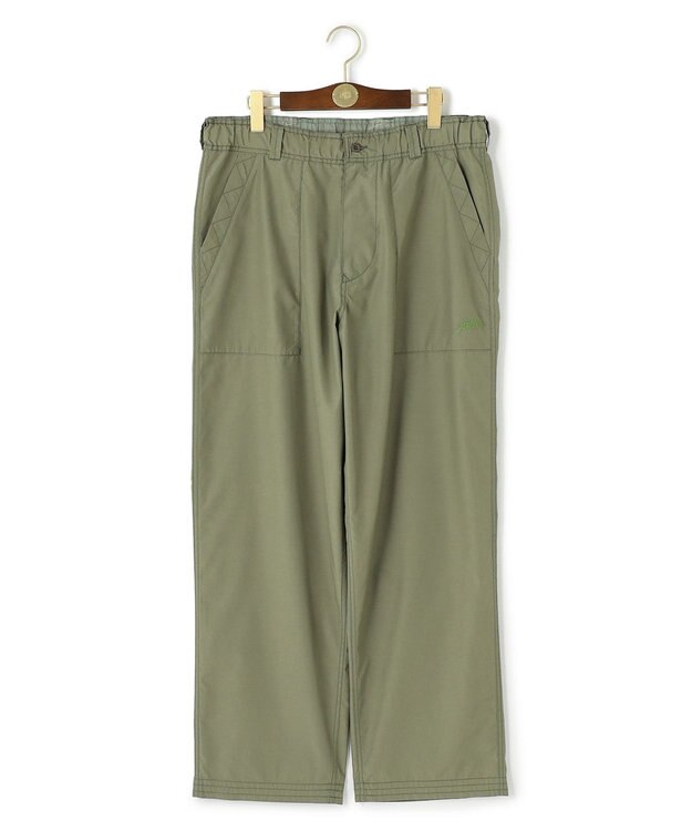 J.PRESS MEN 【NYUZELESS】ワイドベイカー パンツ カーキ系