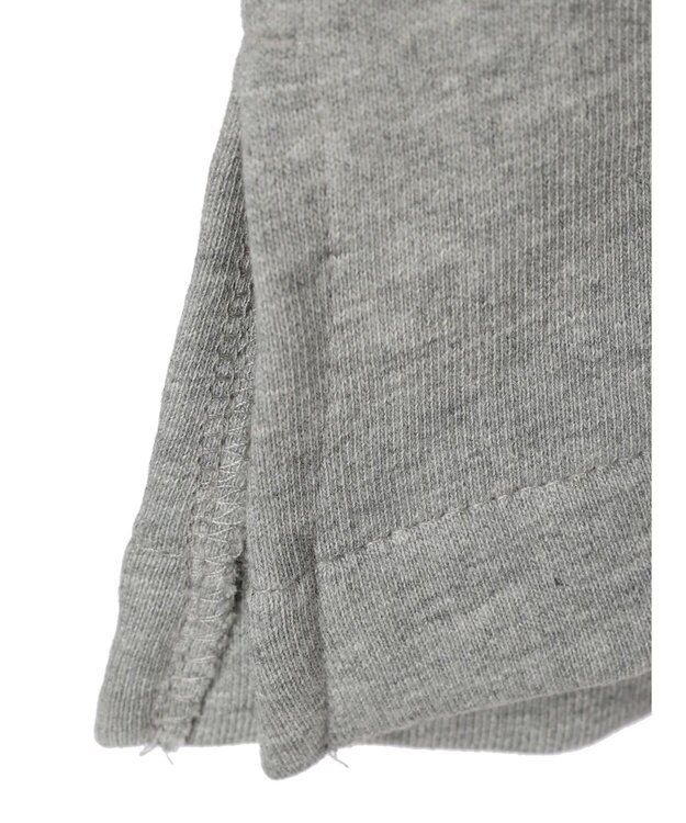 AMERICAN HOLIC ハーフＺＩＰ配色切り替え裏毛チュニック Light Gray Mixture