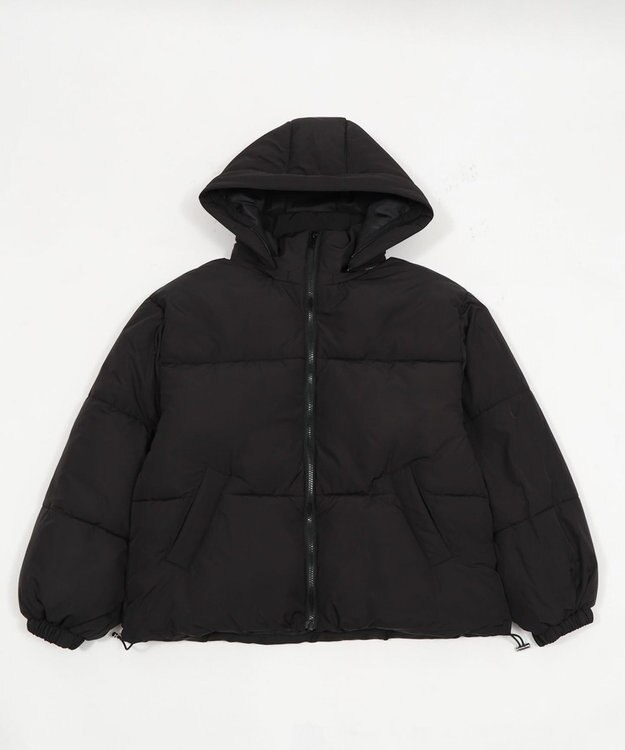 WEGO 3WAYファーフードパファーブルゾン ブラック