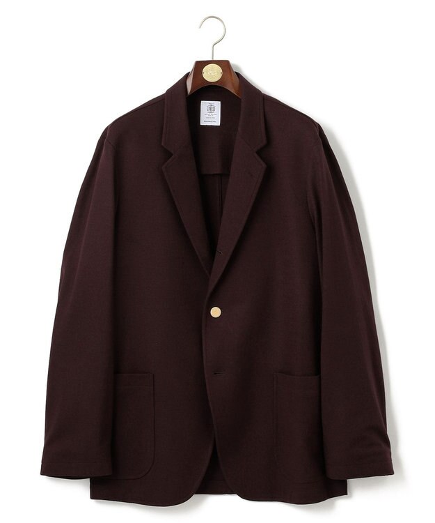 J.PRESS MEN 【J.PRESS ORIGINALS】SUPER FLANNEL JERSEY KNIT JACKET / JAPAN MADE ブラウン系