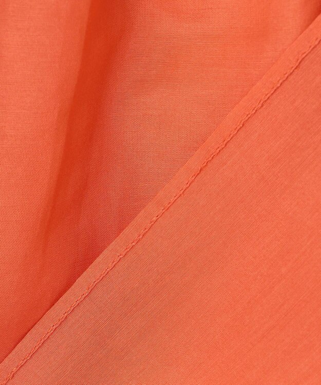 自由区 L シルクコットンローンフレンチスリーブ ブラウス マンダリン