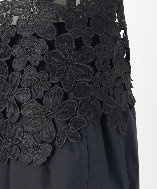 23区 【GOLD LABEL】エンブロイダリーレース キャミソール ブラック系