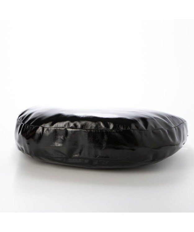 UNBILLION カシュカシュ cachecache / ソフトエナメルノットビッグショルダー ブラック