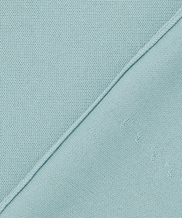 23区 S 【R(アール)】フォルムニット ペプラム ポロシャツ ブルーグレー系