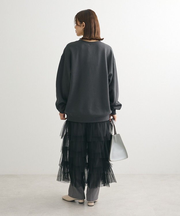 Green Parks ■ＲＵＳＳＥＬＬ　ロゴ刺繍スウェット Charcoal Gray