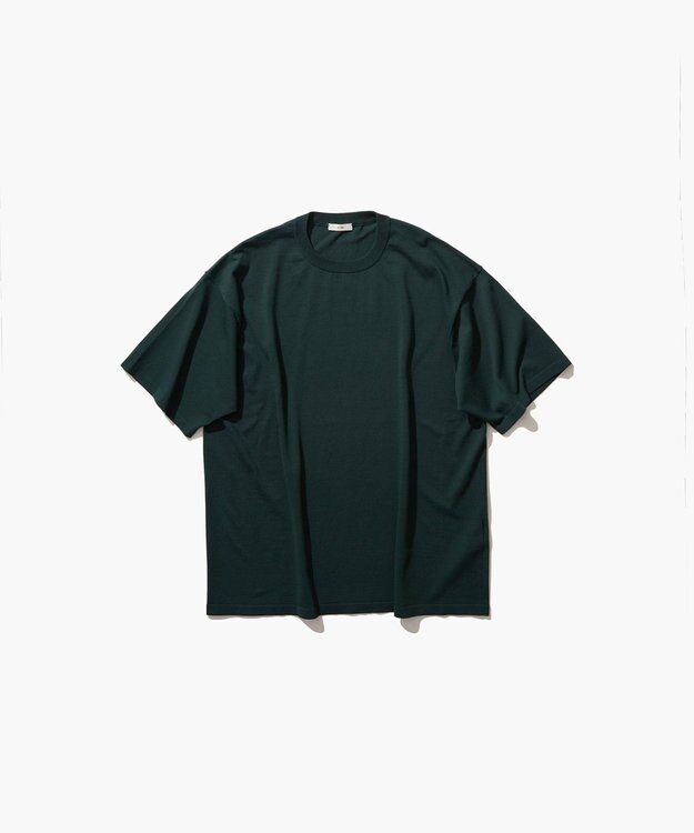 ATON FRESCA KNIT｜ハーフスリーブセーター - UNISEX GREEN
