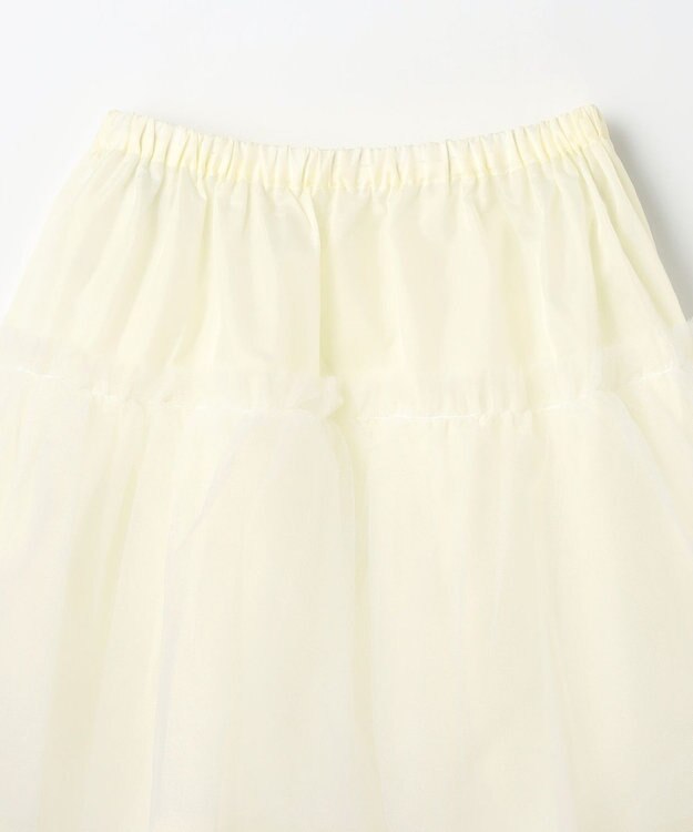 組曲 KIDS 【110-160㎝】チュール パニエ オフホワイト