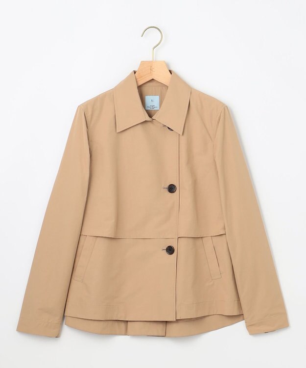 組曲 L タイプライター ショートトレンチコート ベージュ系
