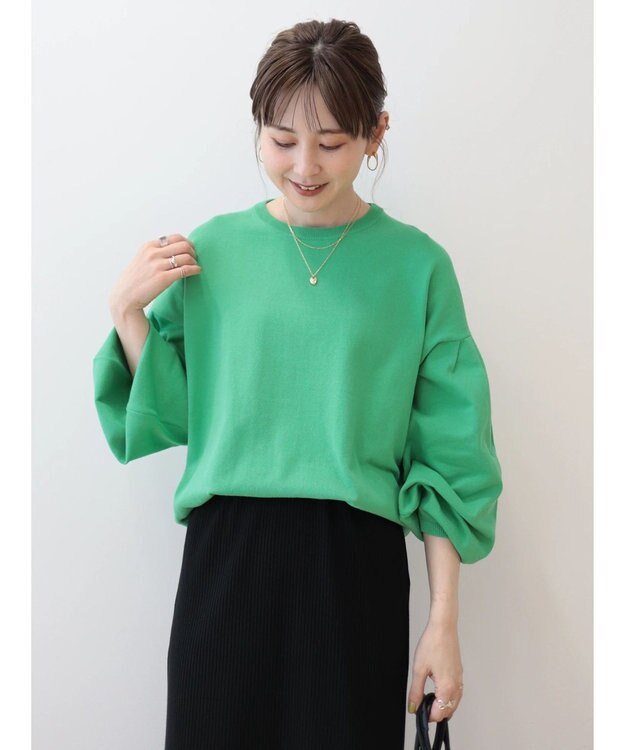 AMERICAN HOLIC 袖ボリュームニットプルオーバー Off White