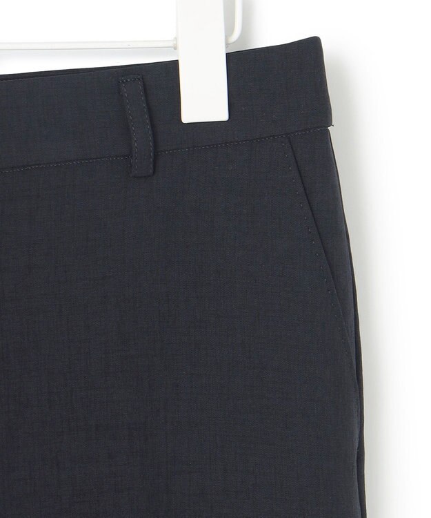 ICB 【接触冷感・防シワ・速乾・洗える】レーヨンライクトロ スティックパンツ ネイビー系