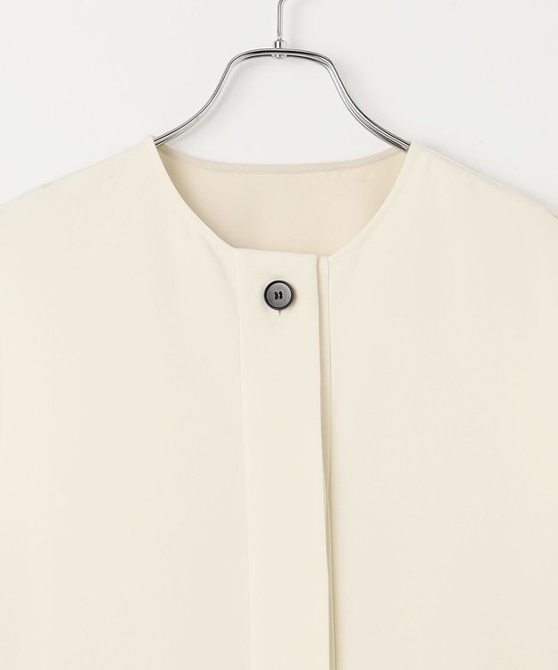 #Newans ロングシャツベスト ホワイト