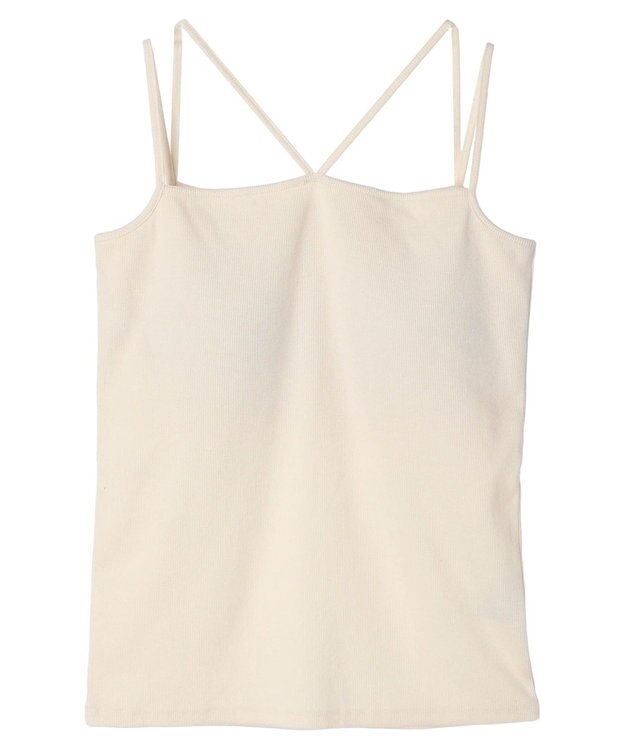 Green Parks カップ付きマルチストラップタンク Beige