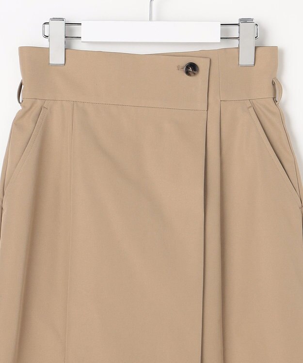 ANY SIS ツイステッドクリアチノ スカート ベージュ