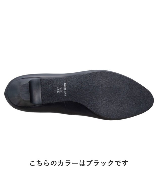 REGAL FOOT COMMUNITY 【ビューフィット】A86X プレーンパンプス パンプス ブラックパール