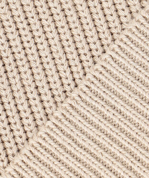 ANY SIS 【前後着用可】スムースタッチ2WAYニット ベスト ベージュ