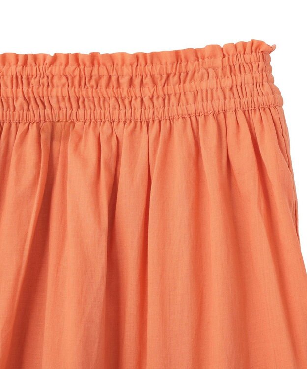 CRAFT STANDARD BOUTIQUE インド製 ティアードスカート Orange