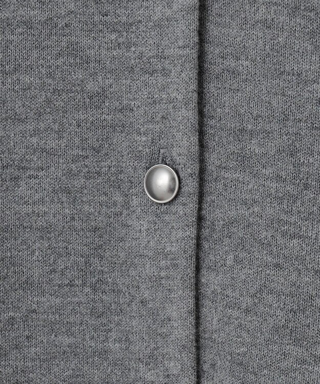 自由区 L 【WEB&一部店舗限定】スムージーニット カーディガン チャコール