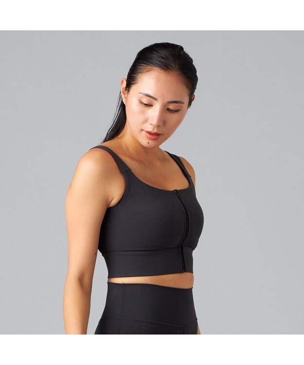 Chacott Chacott BALANCE Boost メッシュコンビブラトップ ブラック