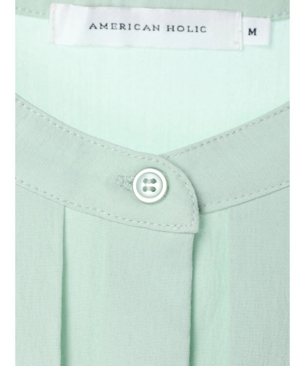 AMERICAN HOLIC ブザムバックボタンチュニック Mint