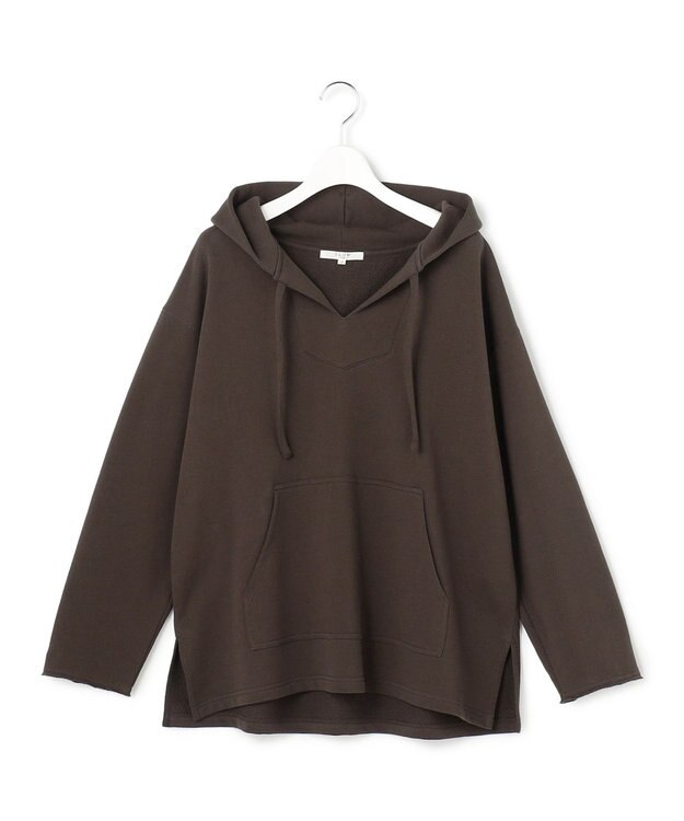 23区 L 【SLOW/一部店舗限定】ハイゲージテリー メキシカン パーカー ダークブラウン系