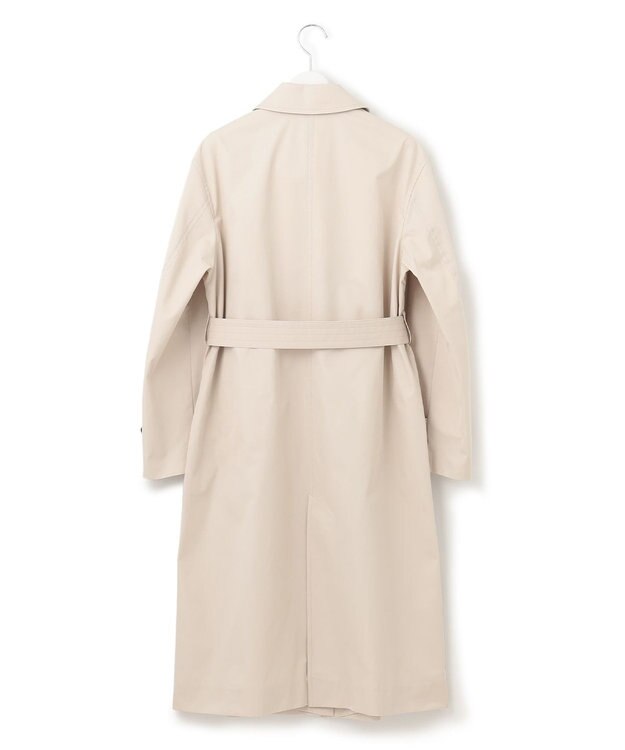 23区 コットンポリエステルギャバジン ステンカラーコート ベージュ系