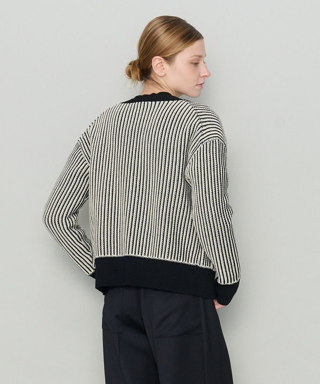 JOSEPH 【洗える】バイオテープコットン　カーディガン Black