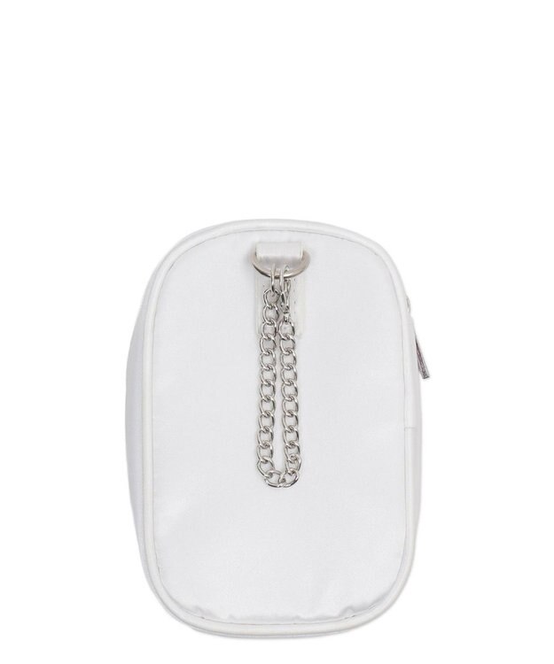 WEGO 【痛バ＆推し活グッズ】ダブルリボンサテンぬいポーチ ホワイト