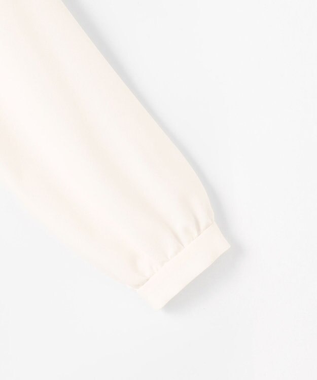 J.PRESS LADIES S ヌーディスバックサテン ブラウス アイボリー系