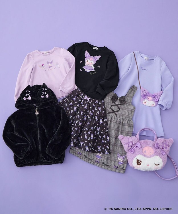 ANY KIDS 【マイメロディ＆クロミ×ANY KIDS】なりきりブルゾン ブラック×クロミ