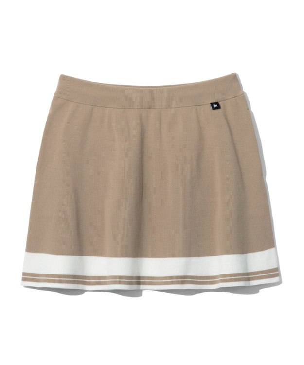 ZERO HALLIBURTON 【セットアップ可能】 ニットミニスカート ZHG-W4A 7e 82880 ゴルフウェア ベージュ