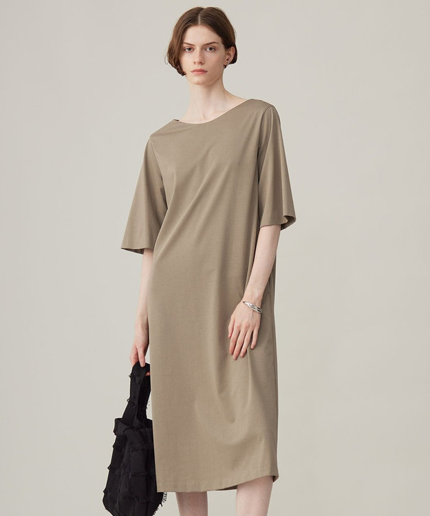 ICB L 【洗える】 ハイゲージプレーティング ワンピース フォーン系