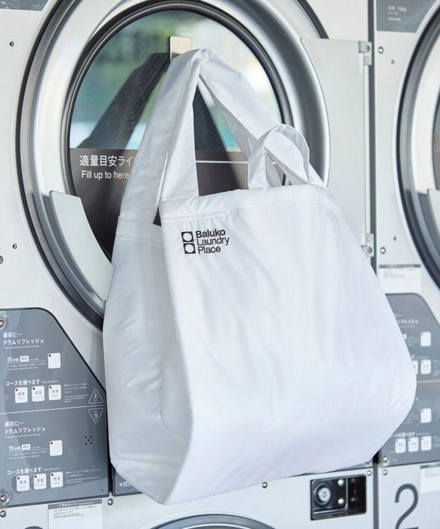 ROOTOTE 9656【BLT×RT コラボ商品】RT. Baluko Laundry Place.ランドリーバッグ.トート 01：ホワイト