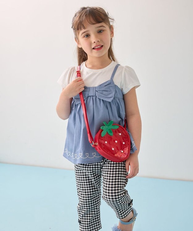 ANY KIDS しゃらしゃら ショルダーバッグ イチゴ