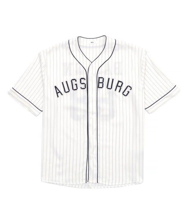 WEGO 【ユニセックス着用ITEM/MLサイズ展開】ベースボールシャツ（SS） ホワイト