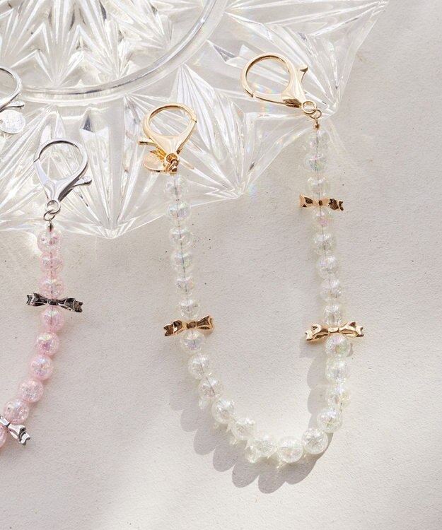 Maison de FLEUR オーロラリボンチャーム Clear
