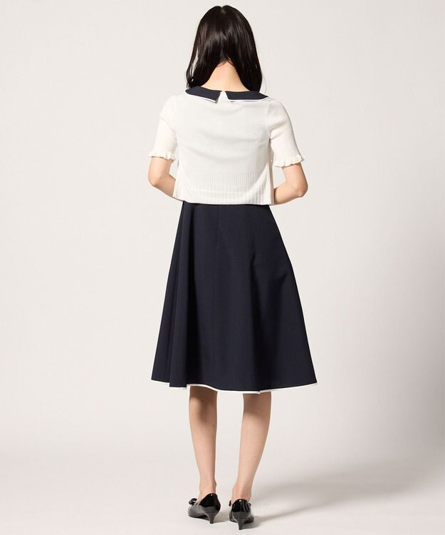 TOCCA HALF SLEEVE AJISAI  半袖カーディガン アイボリー系