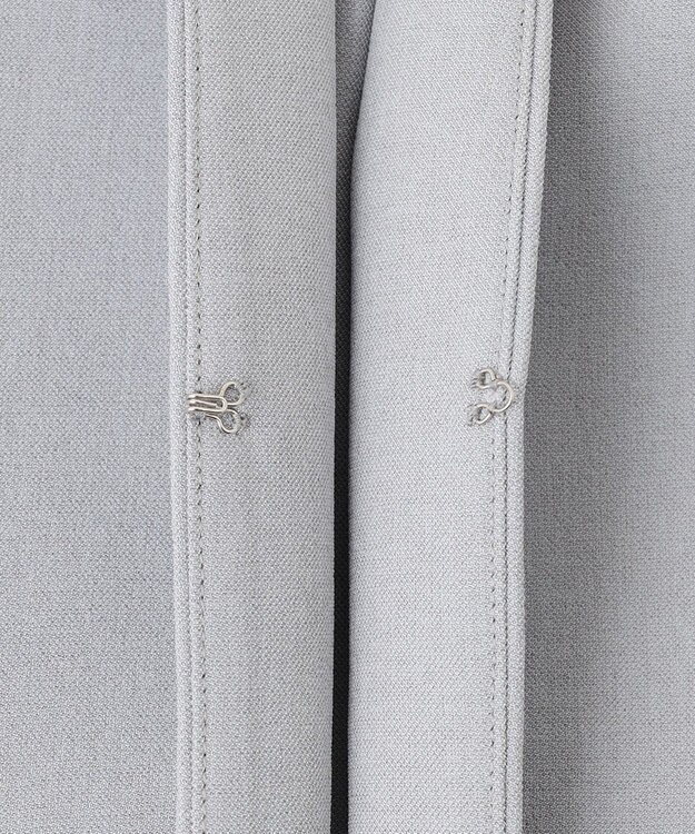 ANY SIS 【セットアップ可】リネンライクポリエステル ジャケット ブルーグレー