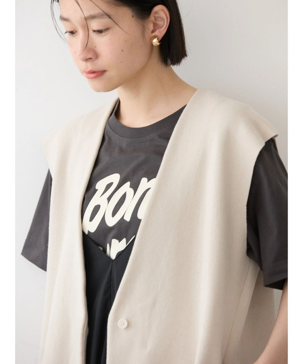 AMERICAN HOLIC Ｖネックニットジレ Black