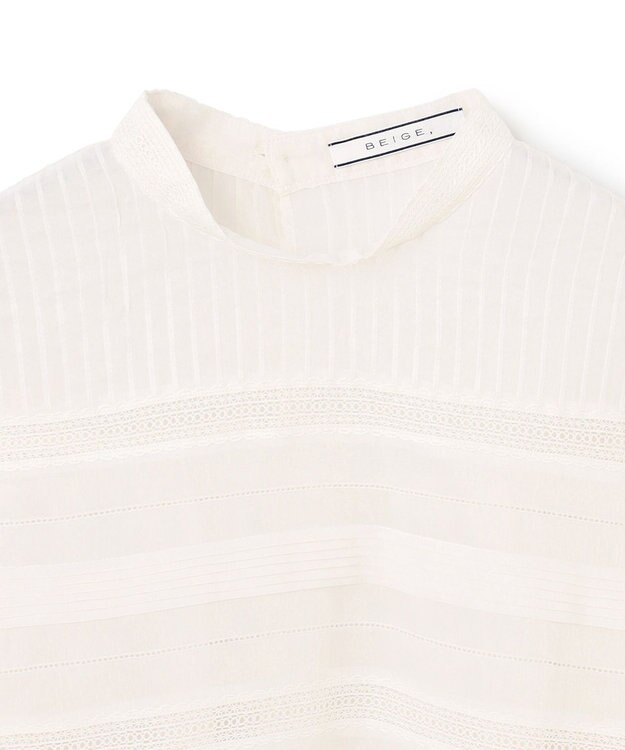 BEIGE， MONSIGNY / レースブラウス Ecru